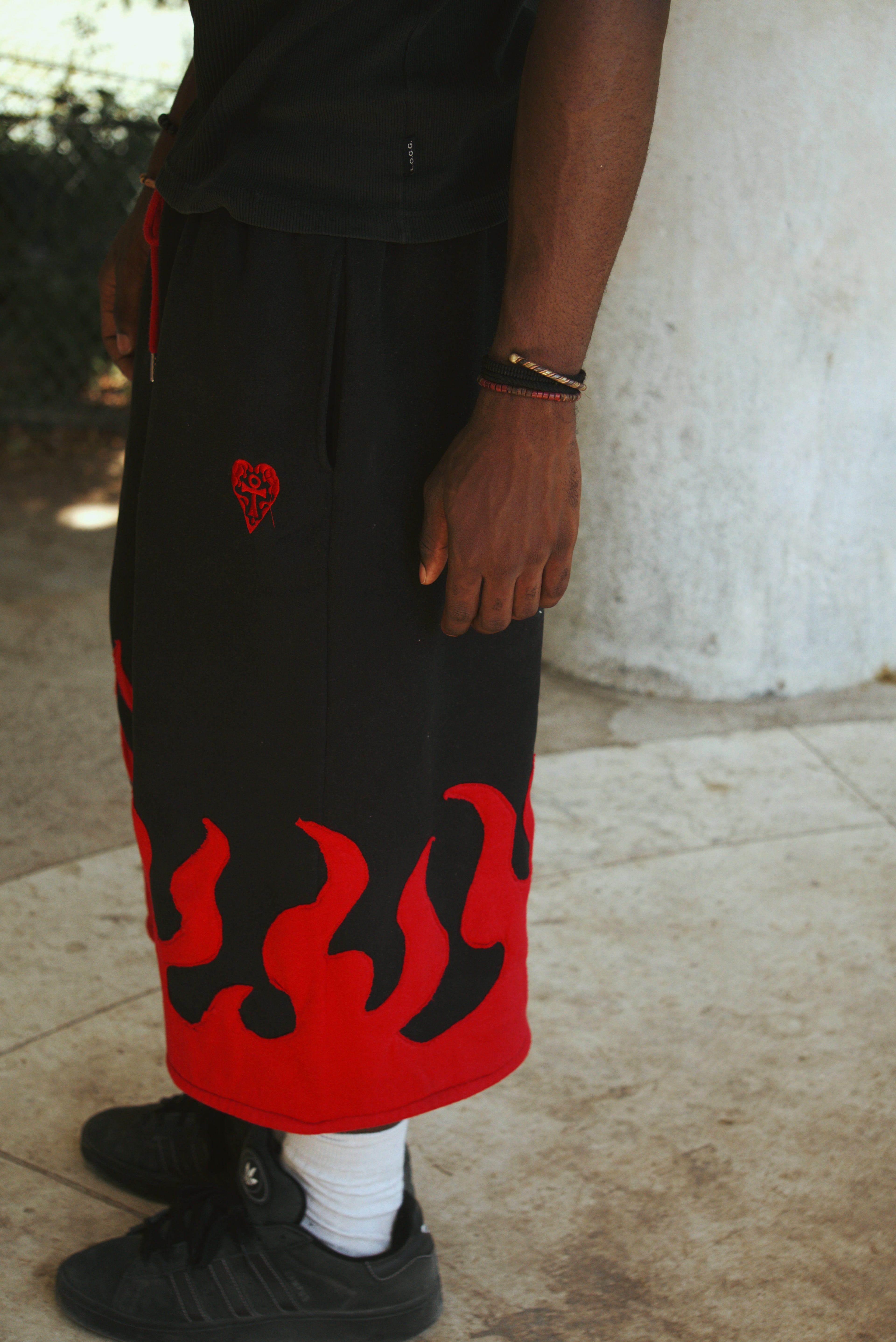 (HAND MADE) Bermuda shorts black